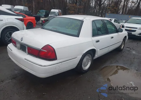 1998 Mercury Grand Marquis z USA, uszkodzony, nr VIN 2MEFM75W9WX700127